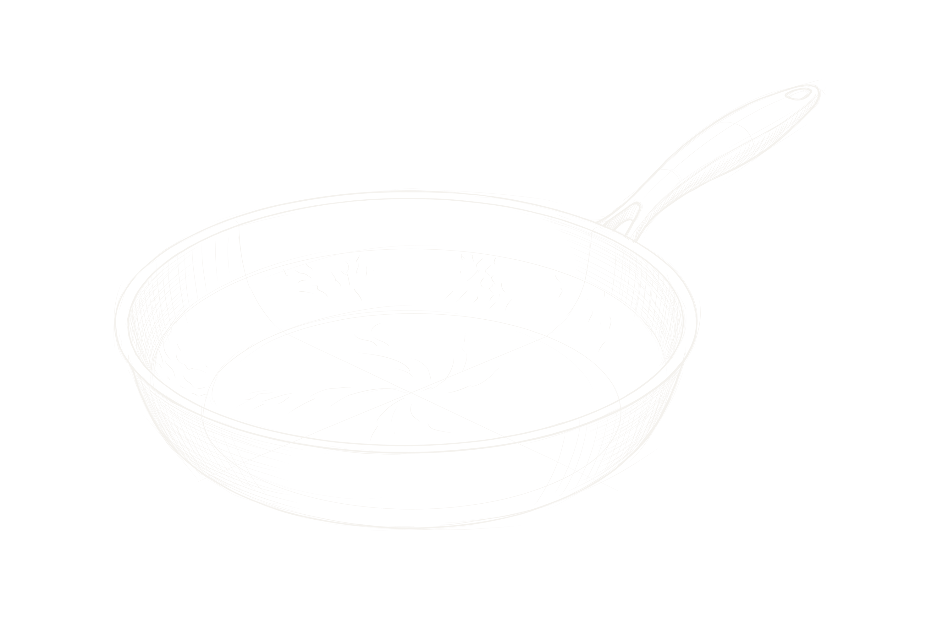 Sketch of the titanium pan with numbered details